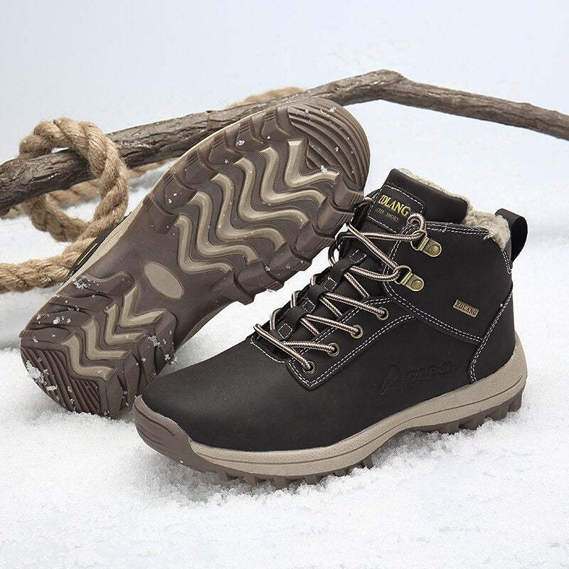 Men's Comfortable Waterproof Ankle Boots-My Soft Slipper