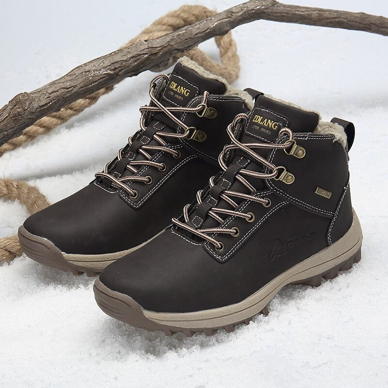 Men's Comfortable Waterproof Ankle Boots-My Soft Slipper