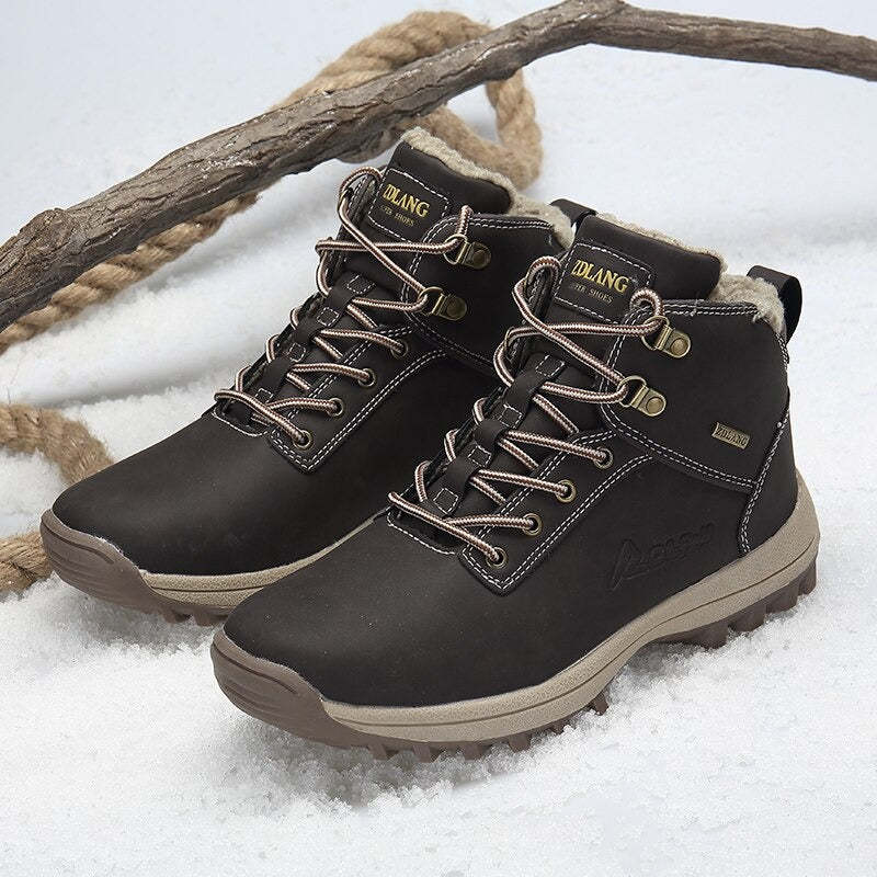 Men's Comfortable Waterproof Ankle Boots-My Soft Slipper