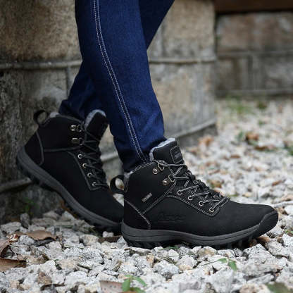 Men's Comfortable Waterproof Ankle Boots-My Soft Slipper