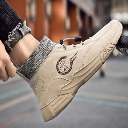 Men's Comfortable Ankle Boots-My Soft Slipper
