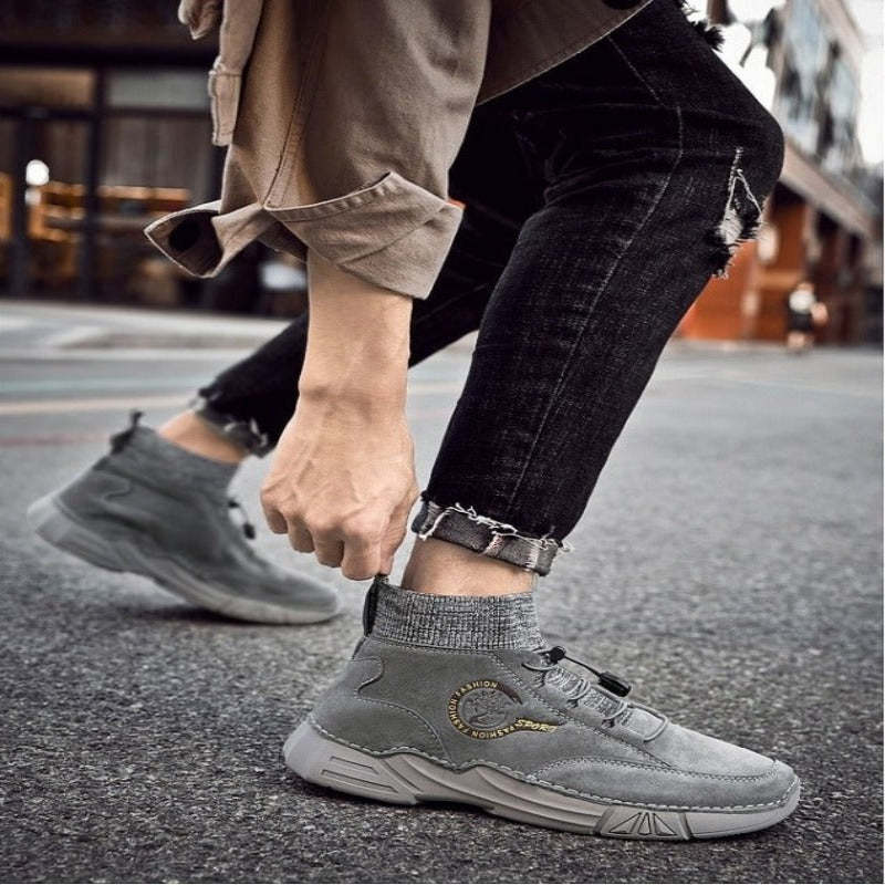 Men's Comfortable Ankle Boots-My Soft Slipper