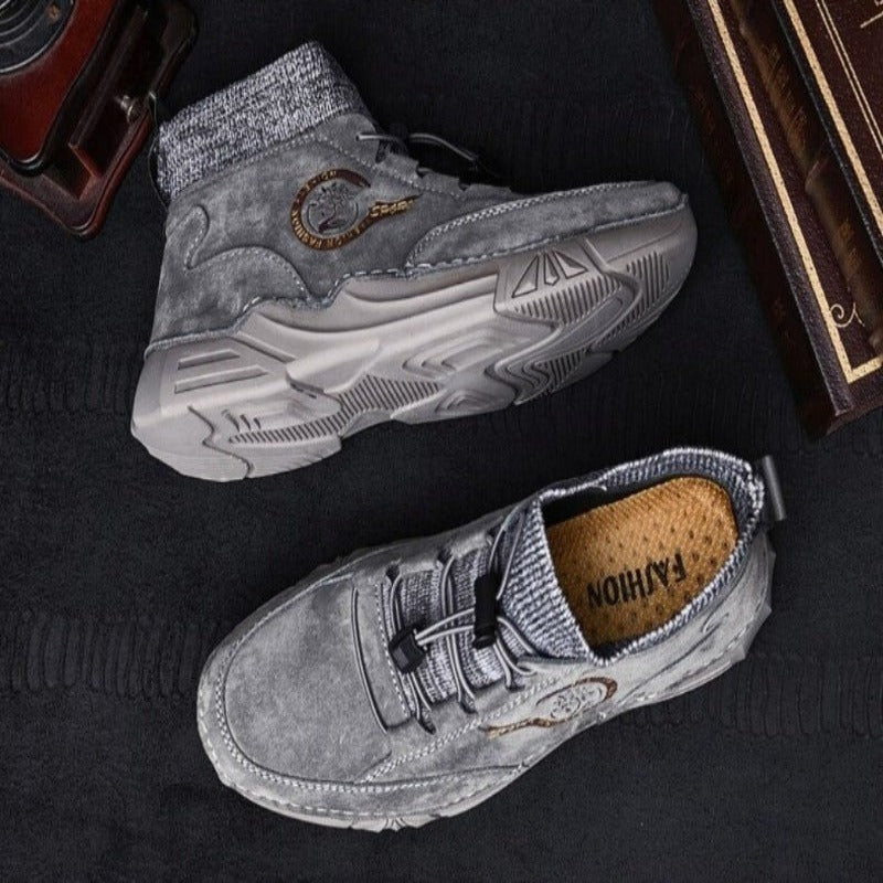 Men's Comfortable Ankle Boots-My Soft Slipper