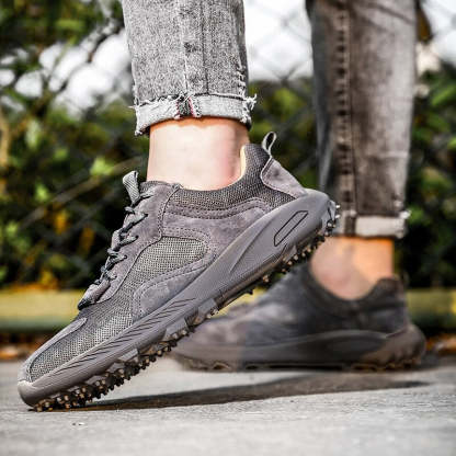 Genuine Leather Outdoor Non-Slip Men's Shoes-My Soft Slipper