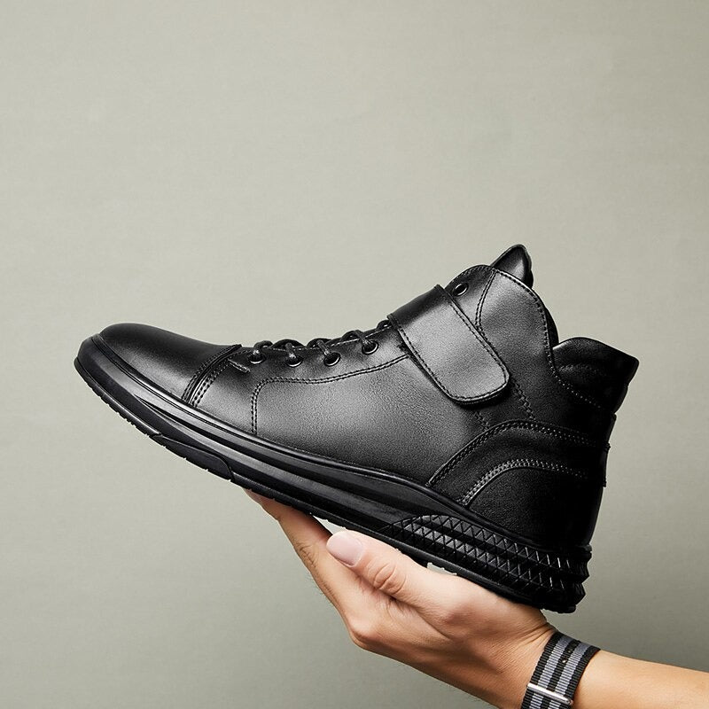 Men's Warm Waterproof Business Ankle Boots-My Soft Slipper