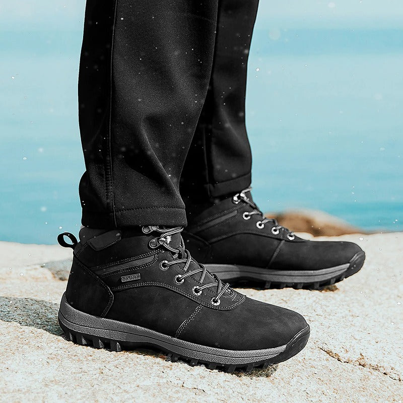 Men's Warm Waterproof Comfortable Ankle Boots-My Soft Slipper