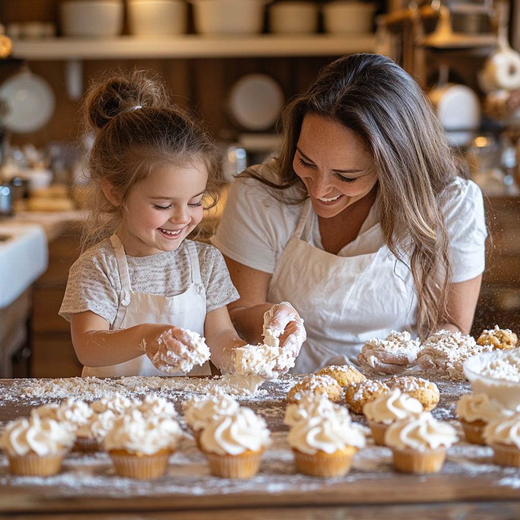 Laughter In The Kitchen: A Family Baking Challenge Paint By Diamonds Kits