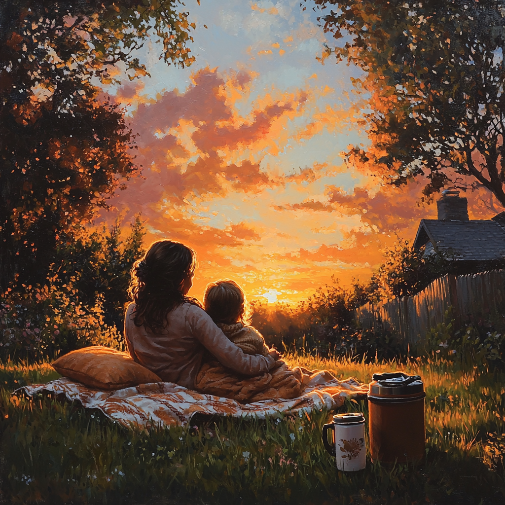 Sunset Promises: A Bond Forged By Evening Light Diamonded Painting Kits
