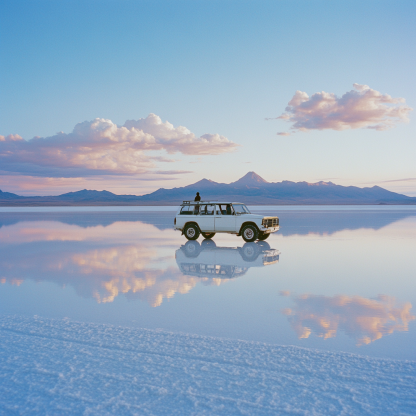 Salt Flat Panorama Salar De Uyuni diamond painting