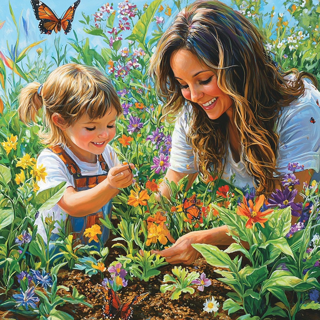 The Family Garden: Creating A Butterfly Sanctuary Paint By Diamond