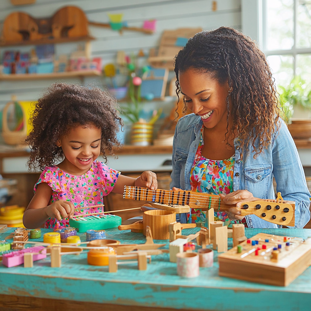 A Musical Journey: Making Homemade Instruments Painting By Diamonds Kit