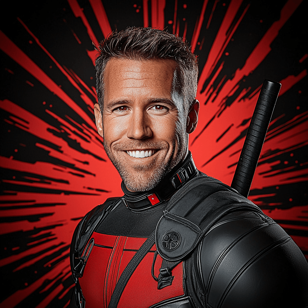 Ryan Reynolds: The Merc With A Charming Wit Paint By Color