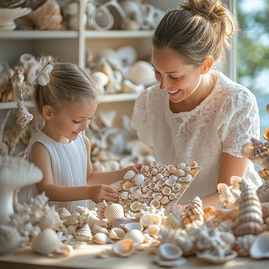 Seaside Dreams: Crafting Shell Decor Together Paint By Diamonds Kits
