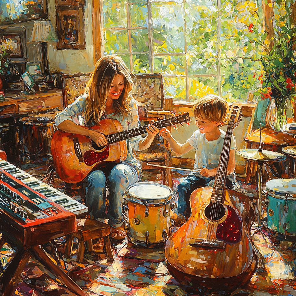 Heartfelt Harmonies: Sharing Songs Of Joy Diamonded Painting Kits