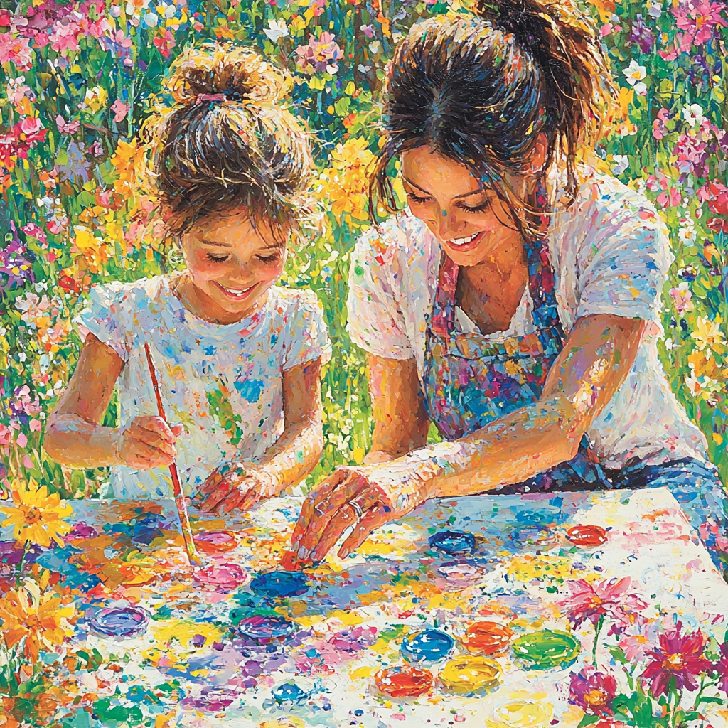Canvas Of Dreams: Painting Together Under A Rainbow Diamonded Painting Kits