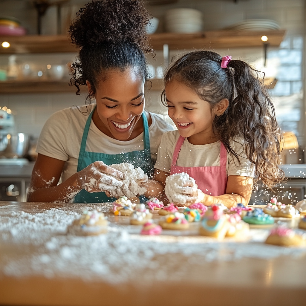 A Culinary Adventure: Baking Family Recipes Together Paint By Diamond