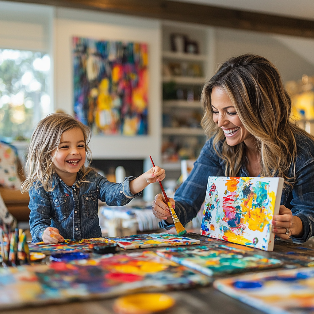 Artful Adventures: A Family Painting Day Paint By Color