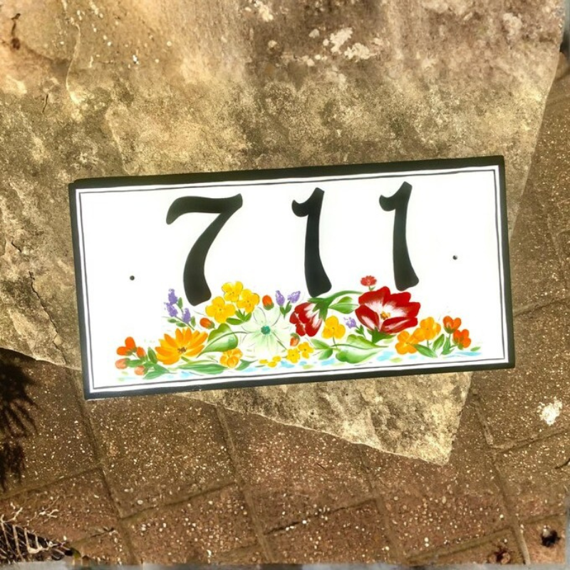 House Number Sign