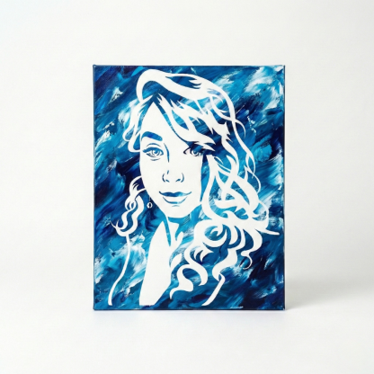 DIY Valentines Day Custom Couple Portrait