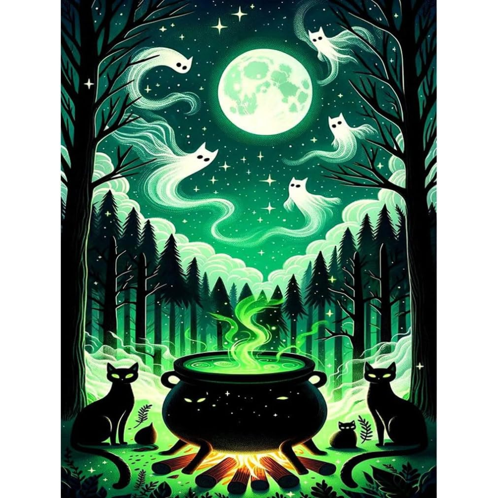 Halloween Paint by Diamonds Gem Art Kit