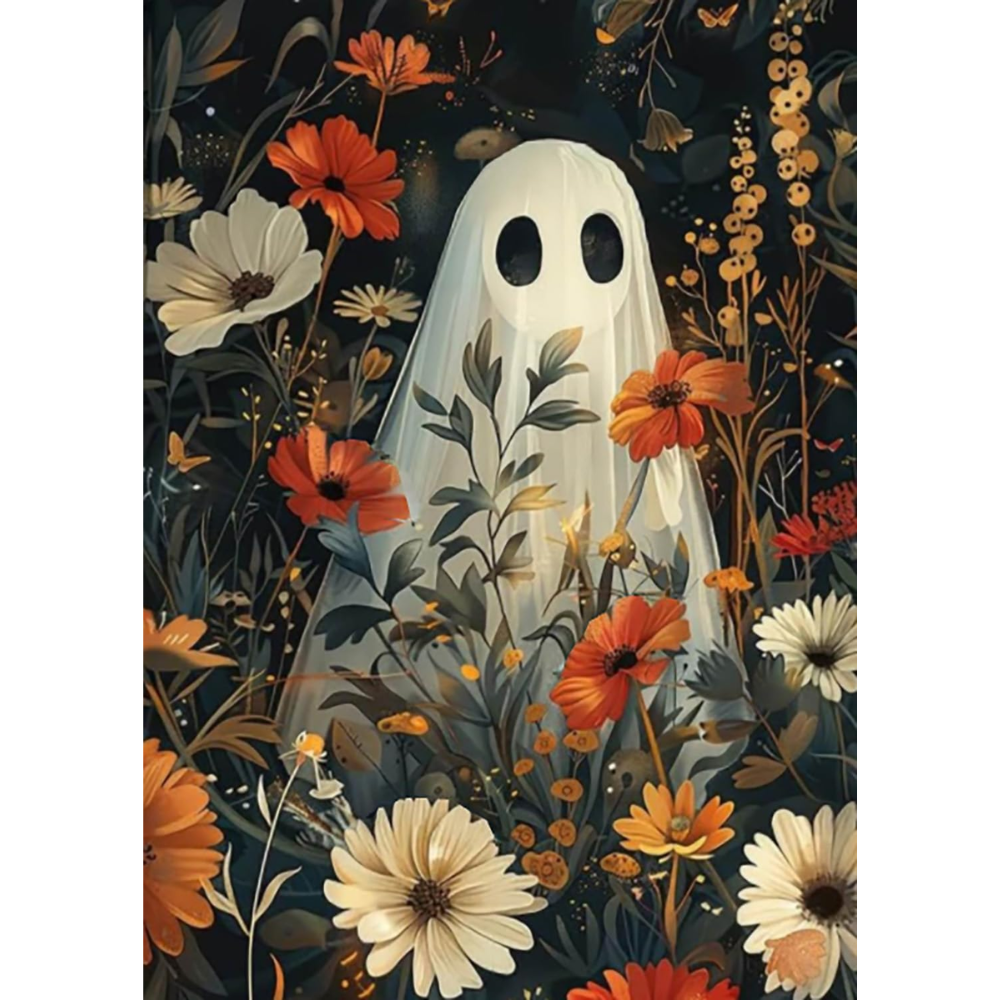 Halloween Paint by Diamonds Dark Flower Art Kit