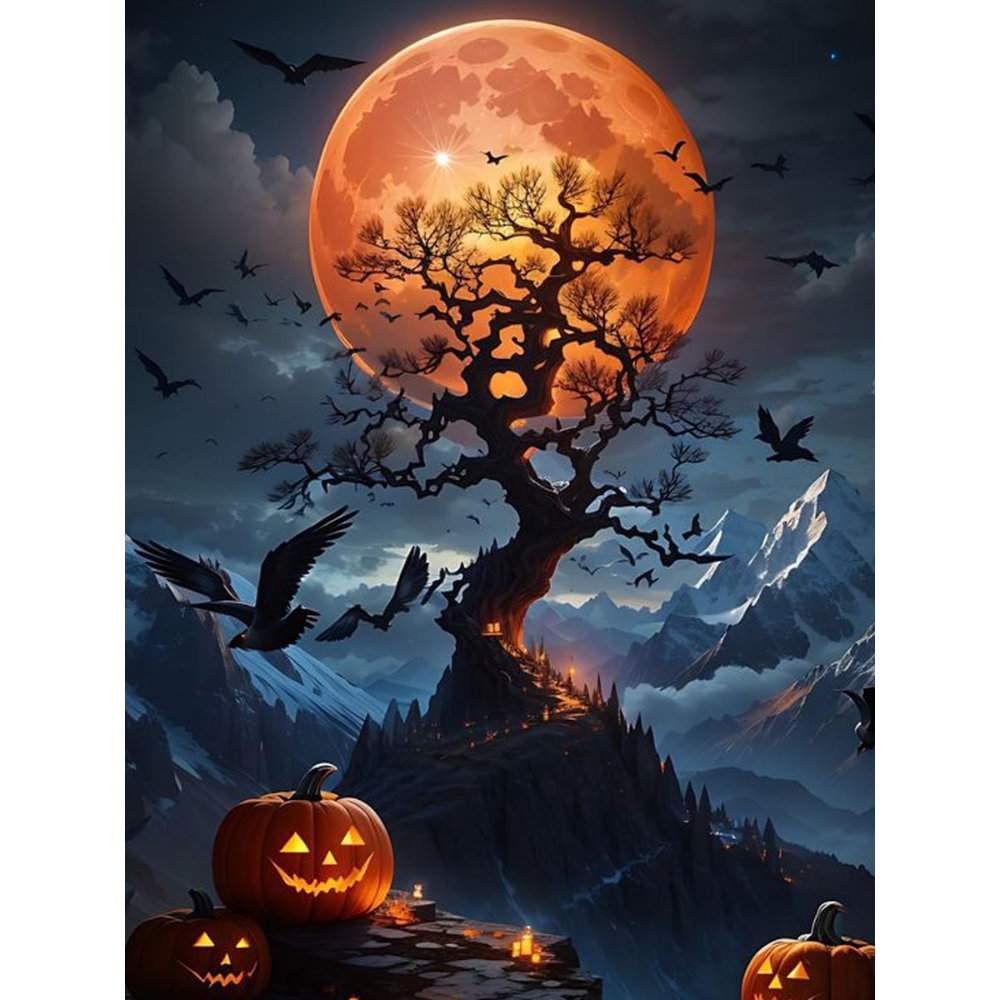Halloween Paint By Diamond Kits For Adults