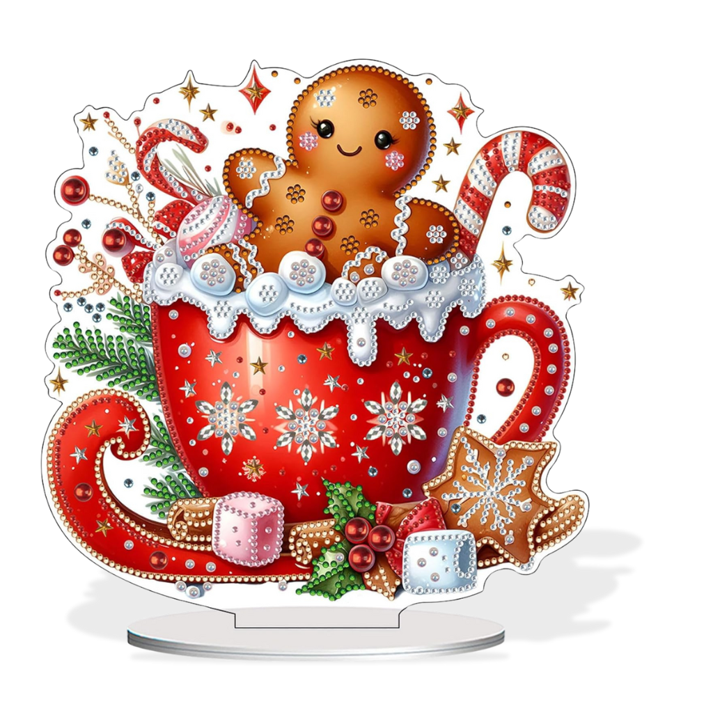 DIY Christmas Stand Up Double Sided Desktop Ornament