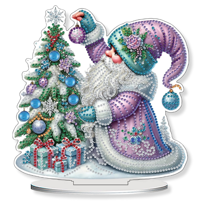 Christmas Snowman Tabletop Diamond Art Kit for Adults
