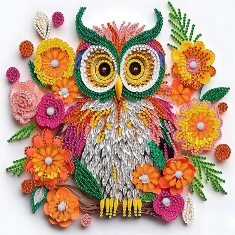 Vibrant Animal And Floral Mosaic Art Painting Kit