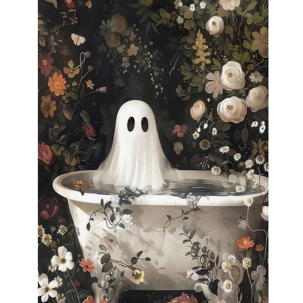 Gouoyana Halloween Paint By Diamond Art Kit For Adults