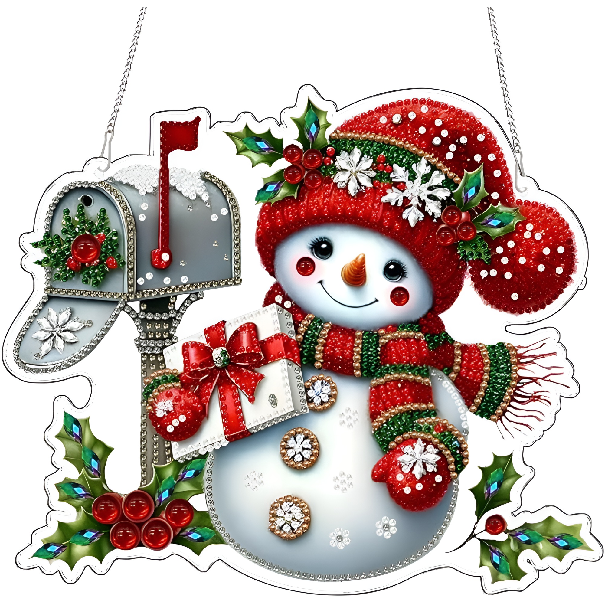 Christmas Snowman Diamond Art Kit for Adults
