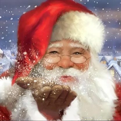5D Santa Claus Diamond Art Painting Kits