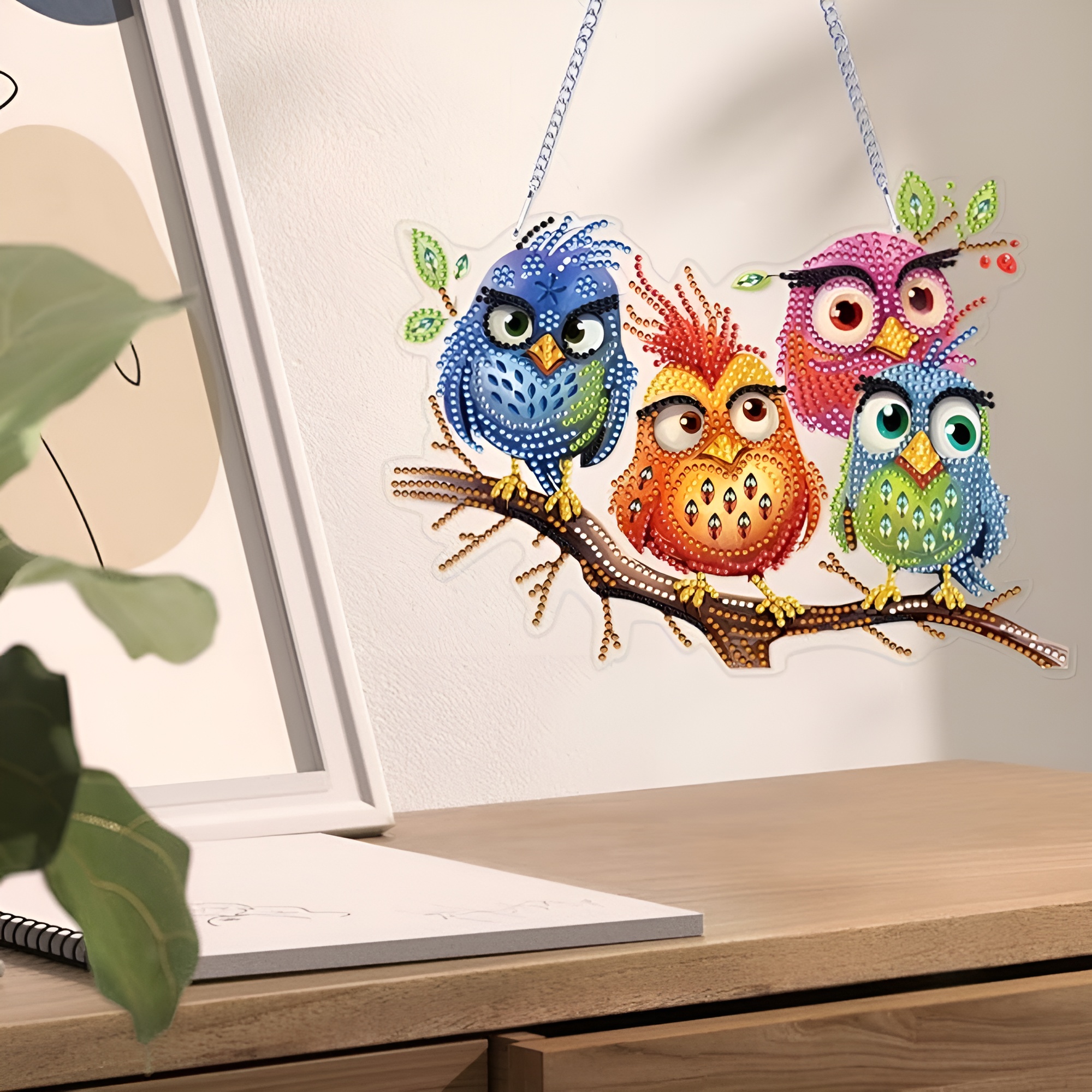 DIY Christmas Ornament Diamond Art Kit with Double Sided Design