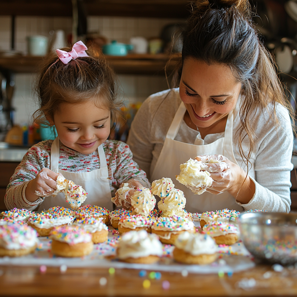 Whisking Up Joy: A Family Baking Extravaganza Paint By Diamond