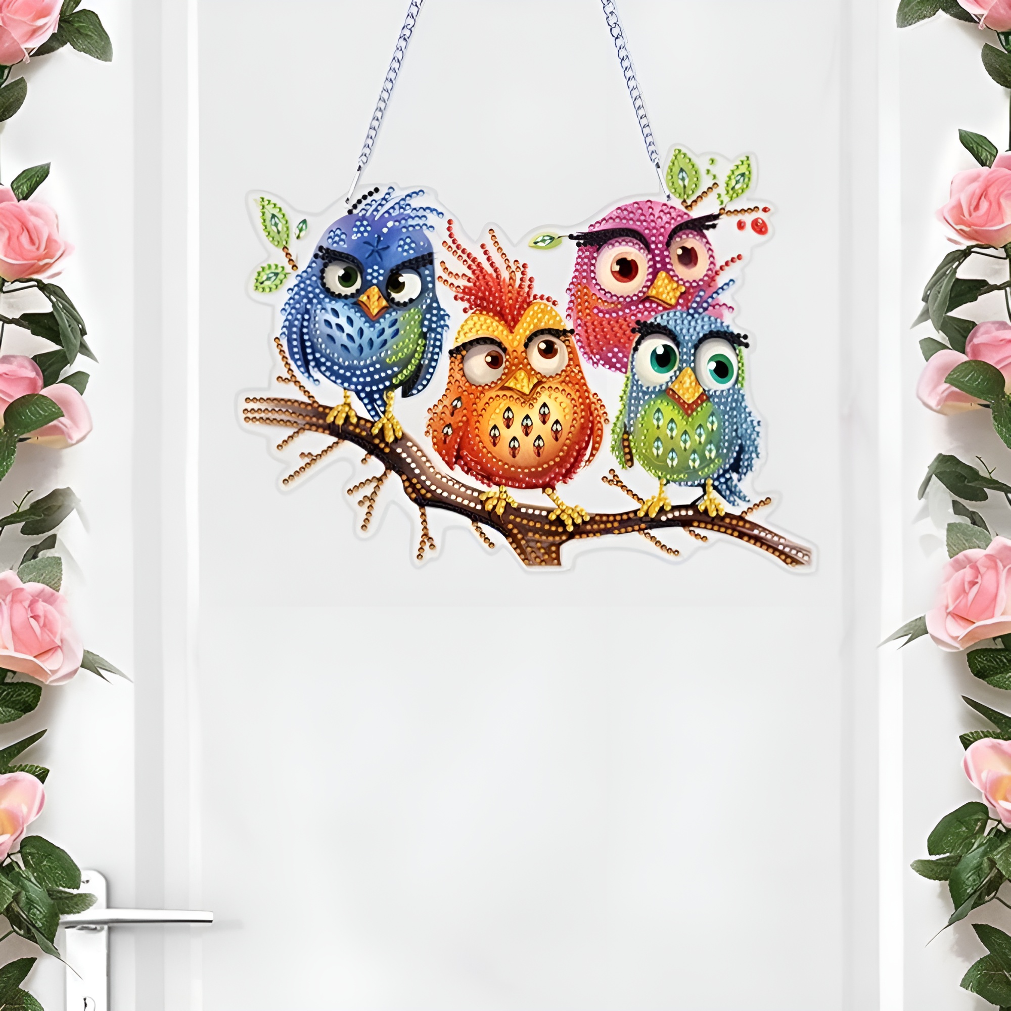 DIY Christmas Ornament Diamond Art Kit with Double Sided Design