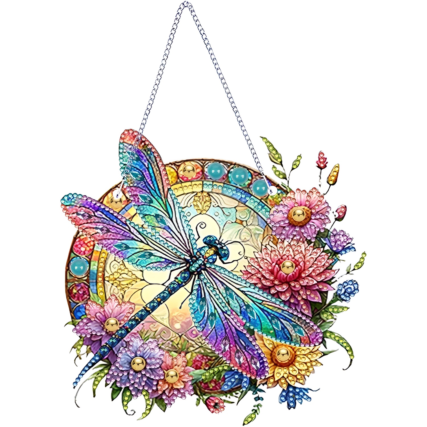 5D Crystal Diamond Painting Kit for Christmas Wall and Window Display