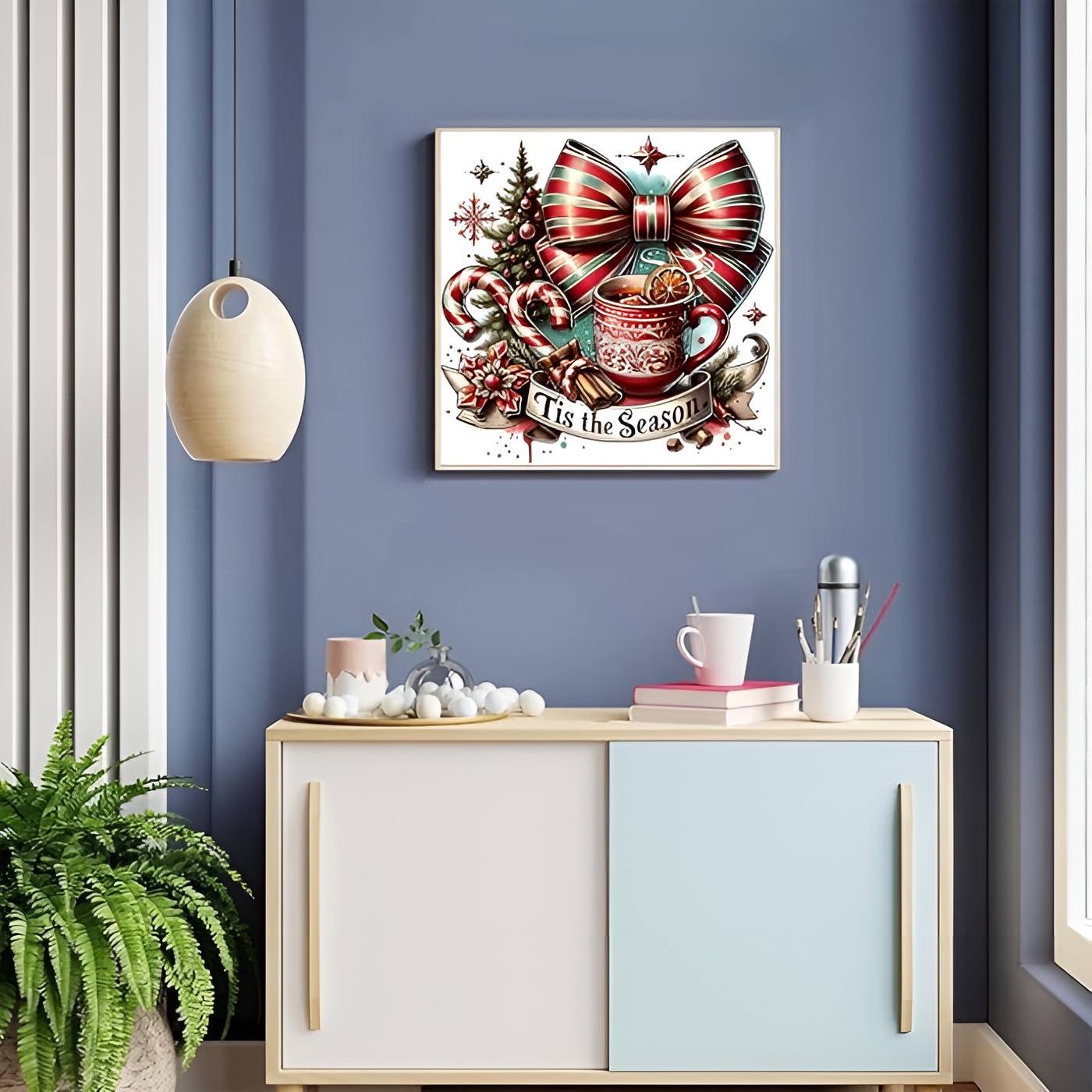 DIY 5D Round Full Drill Diamond Gem Art Painting Kits