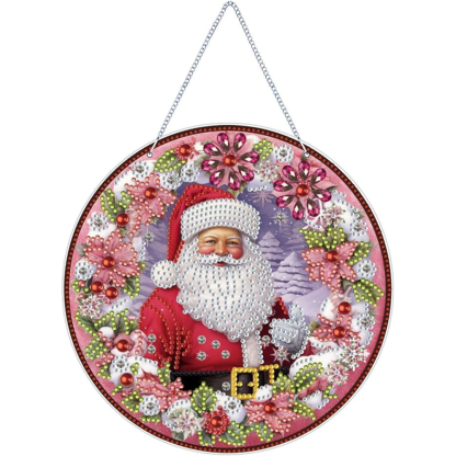 Round Hanging Diamond Art Painting Design