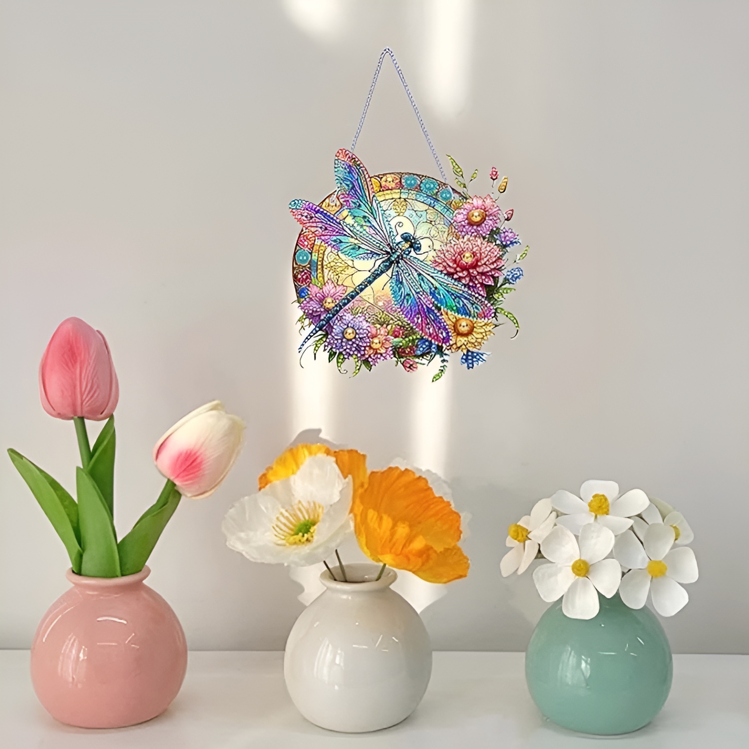 5D Crystal Diamond Painting Kit for Christmas Wall and Window Display