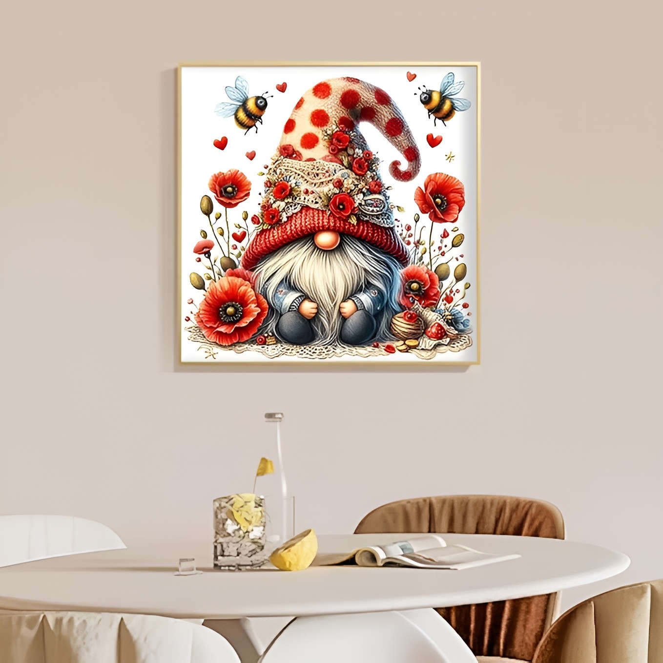 5D Gnome Diamond Painting Kits for Adults