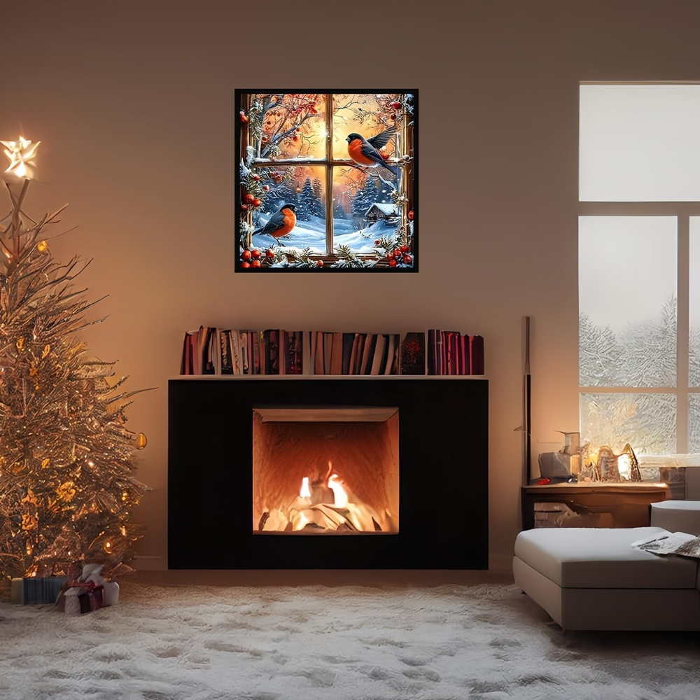 Christmas House Themed Diamond Art Painting Kit