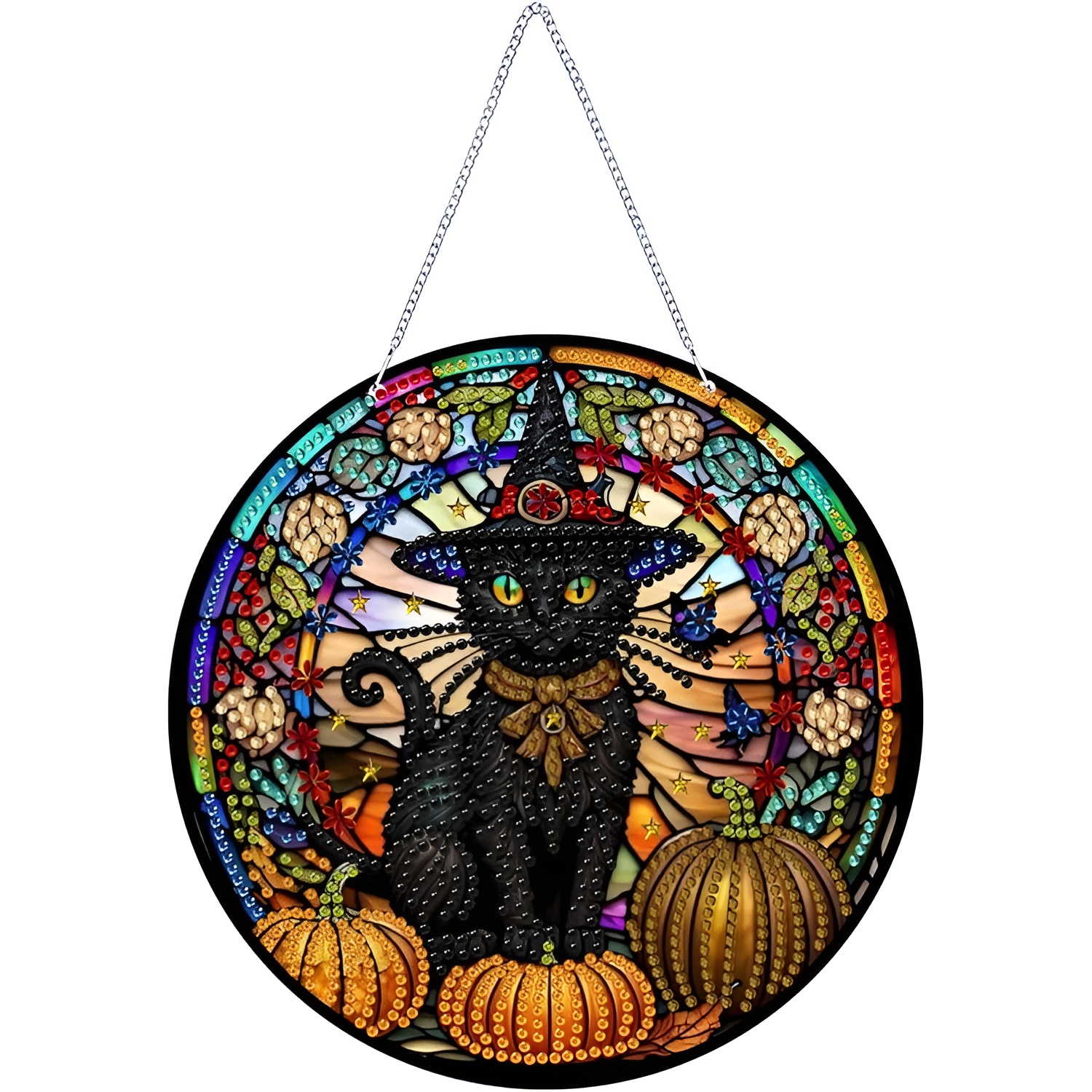 5D Crystal Diamond Painting Kit for Christmas Wall and Window Display