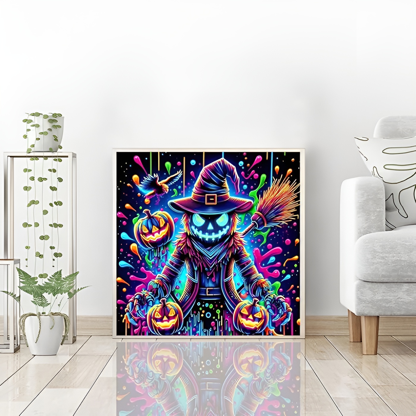 DIY 5D Christmas Diamond Art Kit with Round Drill for Holiday Decor