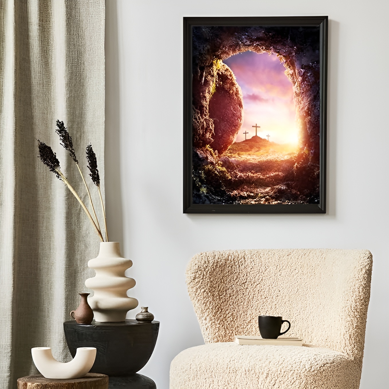 5D Jesus Diamond Painting Kit for Adults with Full Drill Round Beads