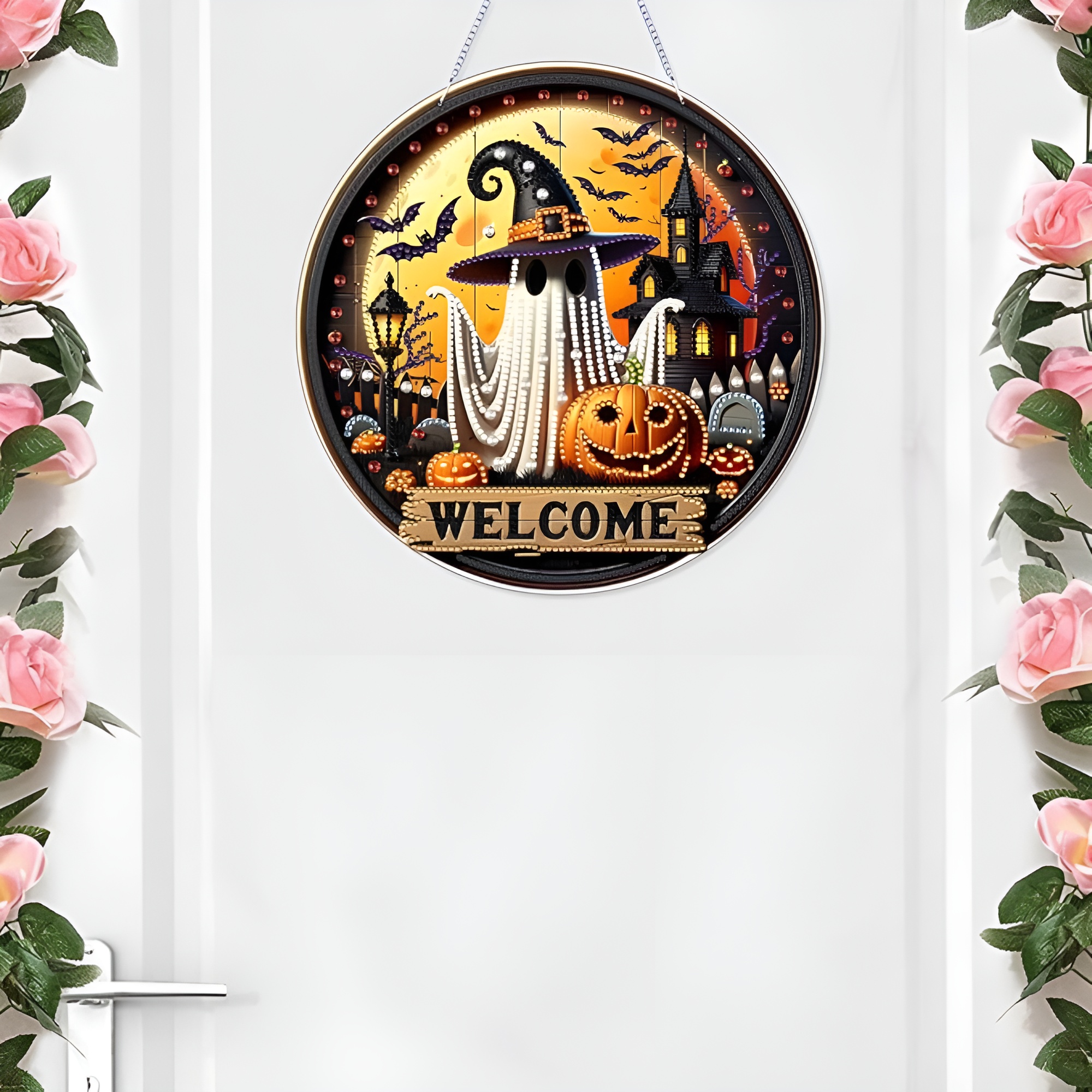 DIY Christmas Ornament Diamond Art Kit with Double Sided Design