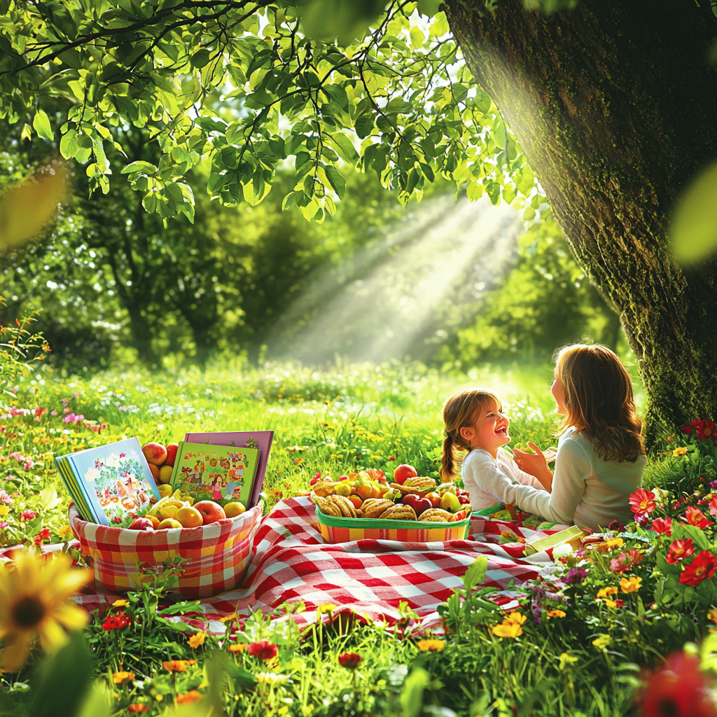 Dreams In The Meadow: A Mother-Child Adventure Paint By Diamonds Kits