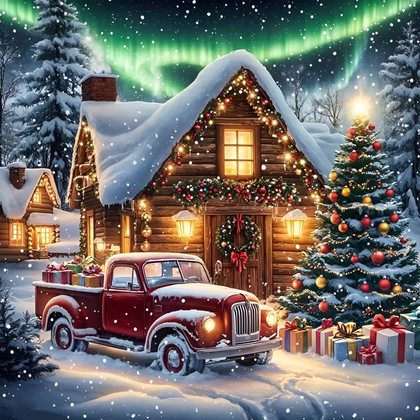 Round Full Drill 5D Christmas Diamond Painting Art Kits