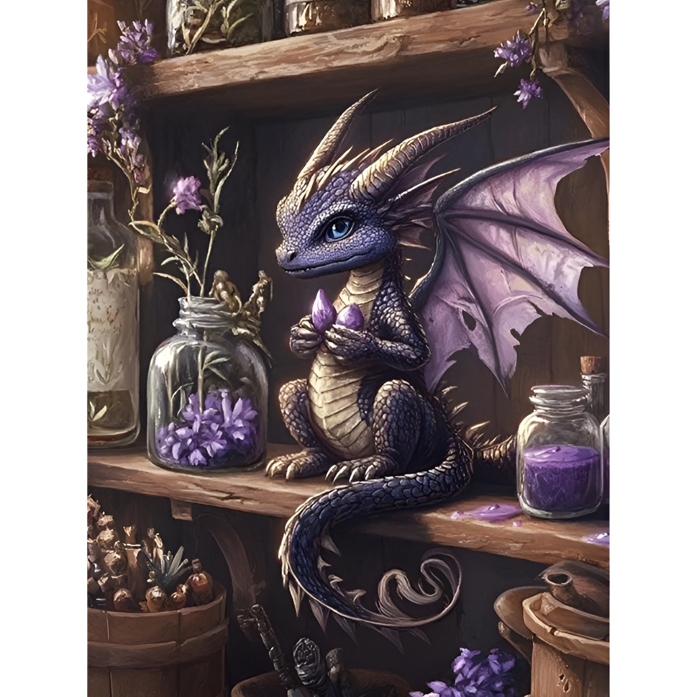 DIY Round Full Drill 5D Diamond Painting Art Kits for Adults