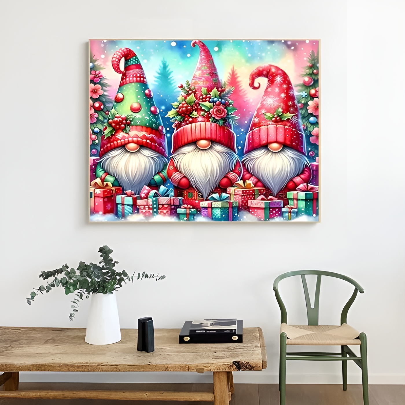 DIY 5D Round Full Drill Diamond Gem Art Painting Kits