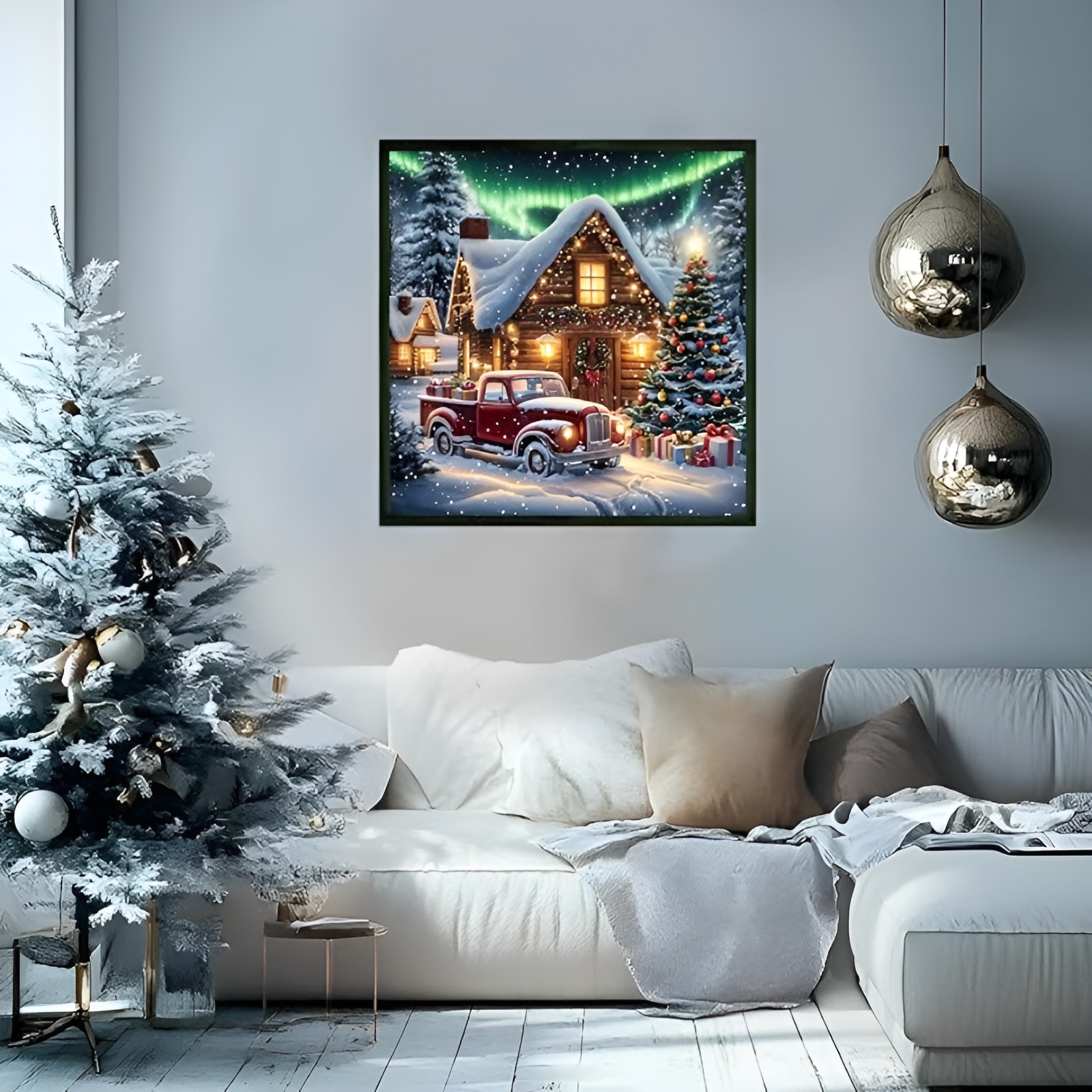 Round Full Drill 5D Christmas Diamond Painting Art Kits